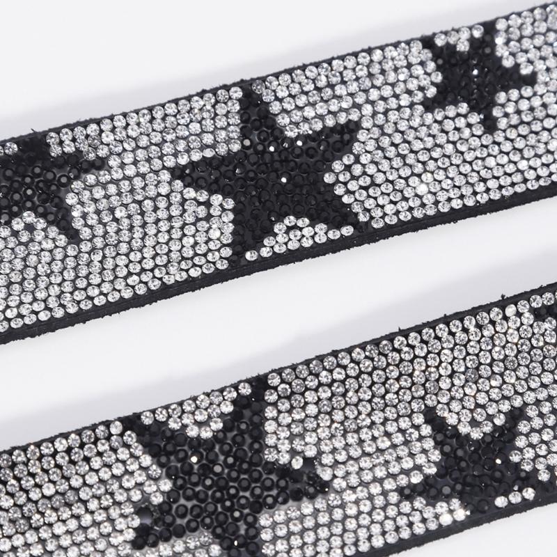 Modern Women Jeans Belt Studded Western Punk Belt Impressive Gothic Style