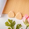 Pottery Tool Soft Clay Roller Leaf Pattern Non-stick Mud Easy Clean for Embossed Texture DIY Handmade Earrings Pendant