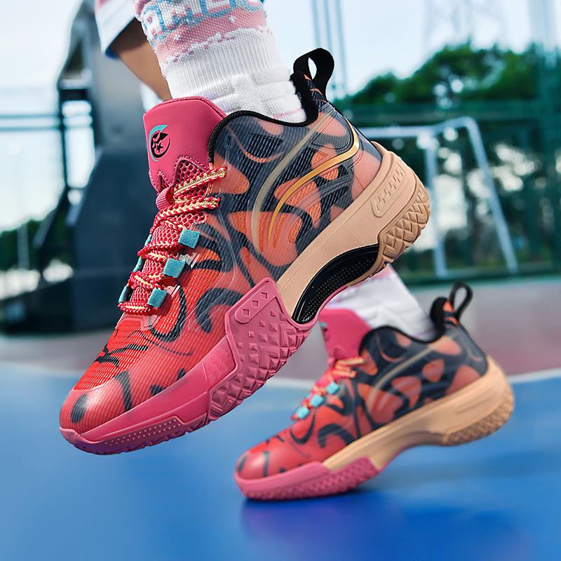 Fashion Men's Basketball Shoes Cushioned Breathable Sneaker Train Athletes High Quality Sport Shoe Lace Up Footwear Casual Sneaker 39-44