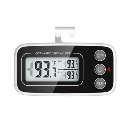 Battery Powered Electronic Digital Refrigerator Thermometer Max/min Function 3 Mounting Options For Kitchen Home Restaurants