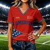 Women's Fashion Casual Letter Print Short Sleeve T-Shirt Top for Everyday Wear