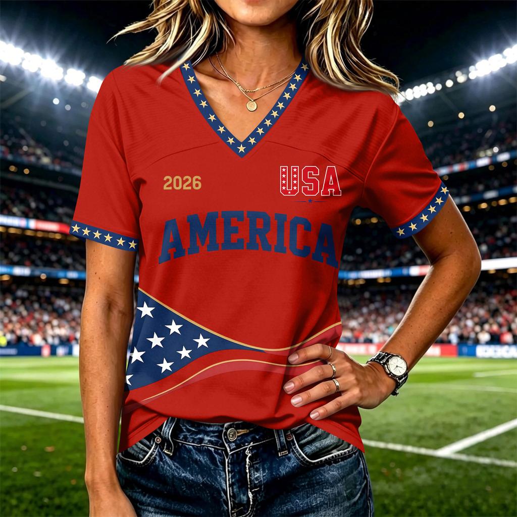 Women's Fashion Casual Letter Print Short Sleeve T-Shirt Top for Everyday Wear