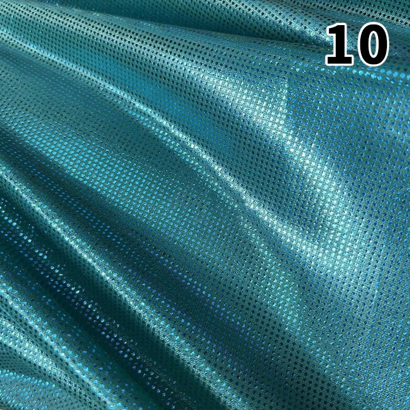1*1.5M 2025 New Shiny Laser Dot Flocked Elastic Fabric High Stretch Knitting for Costume Stage Decor Sofa Backpack Diy Crafts