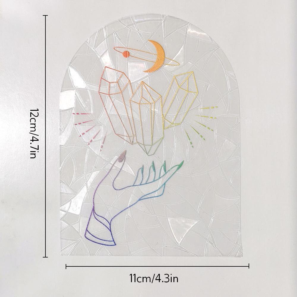 Sun Catcher Rainbow Projection Prism Electrostatic Glass Sticker