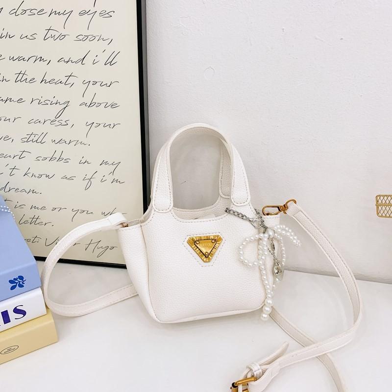 Cartoon Diamond Kids Shoulder Bag Handheld Cute Lightweight Feel Bucket Bag