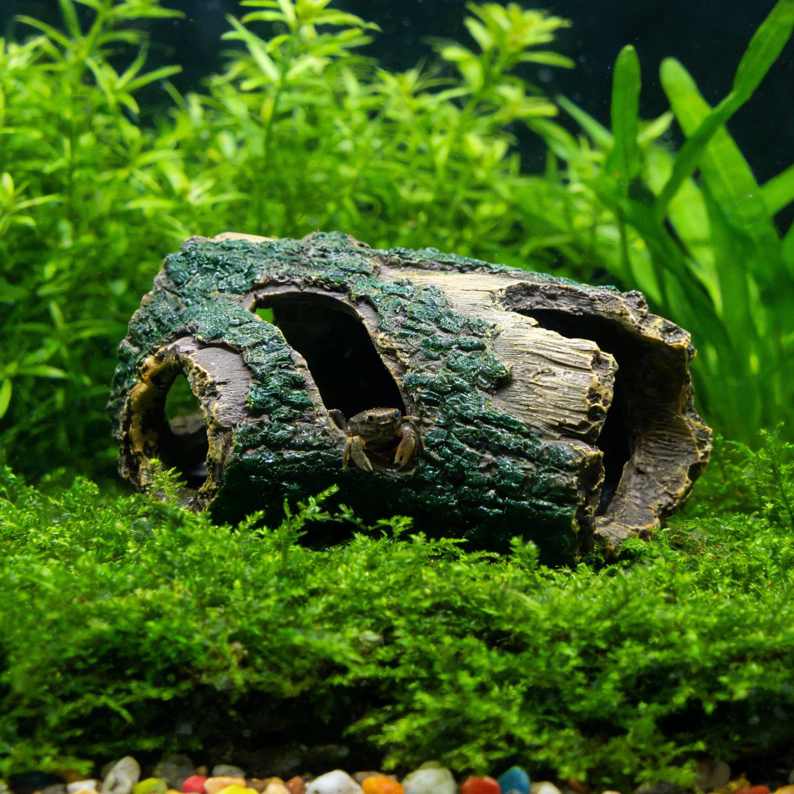 Aquariums Handicrafts Artificial Bark Cave House Crafts Decorations Fish Tanks Supplies Sea Art Crafts Decorations