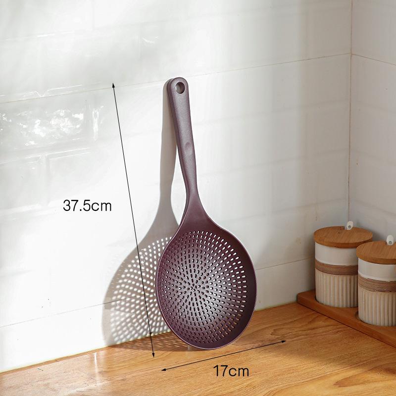 Velké sítko odolné vysokým teplotám, kuchyňská naběračka, cedník na nudle, ochrana proti opaření, skimmer na zeleninu