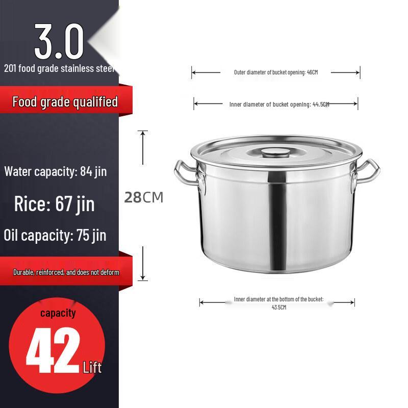 Heavy-Duty Stainless Steel Stockpot