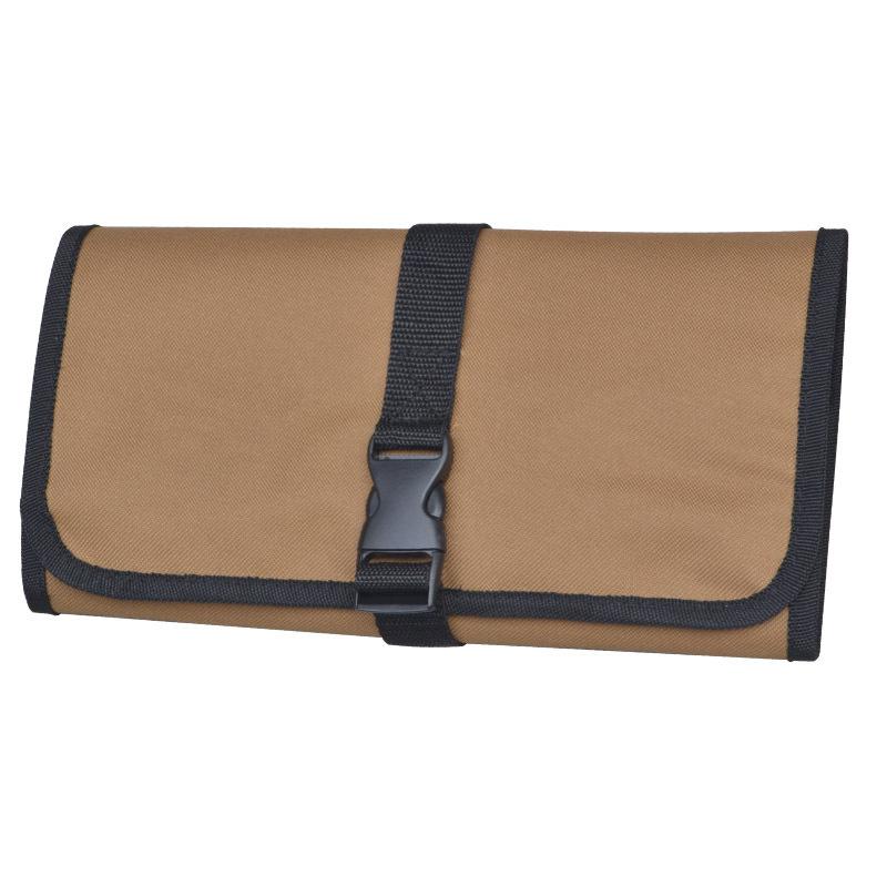 Heavy Duty Foldable Tool Roll Storage Bag Oxford Cloth Portable Wrench Pouch for Construction Worker Contractor Daily Use