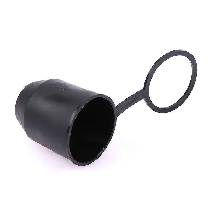 Universelle 50mm Auto Anhängerkupplung Kugelkopf Abdeckung Zubehör Langlebige Schwarze Kappe Anhängerkupplung Wohnwagen Auto Anhänger Kugelkopf Schutzabdeckung