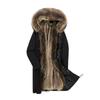 Fur Grass Herren Pie überwindet den Winter Mittellanger bis langer, verdickter, warmer Mantel