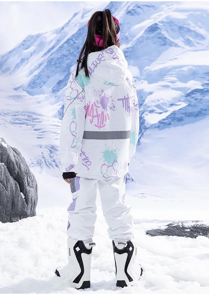 Kids' Waterproof Winter Ski Suit - Windproof, Warm, Thickened Snowboard Clothing