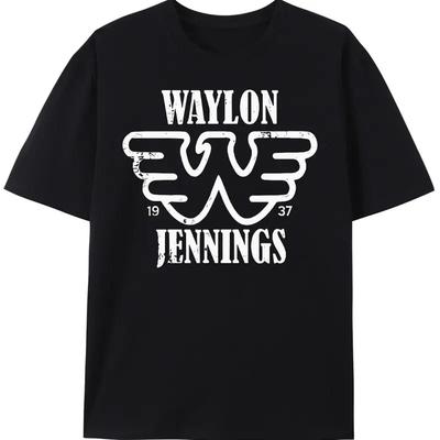 Waylon Jennings Lustiges Unisex Grafik-T-Shirt, Geschenk für Country-Musik-Fan Unisex T-Shirt