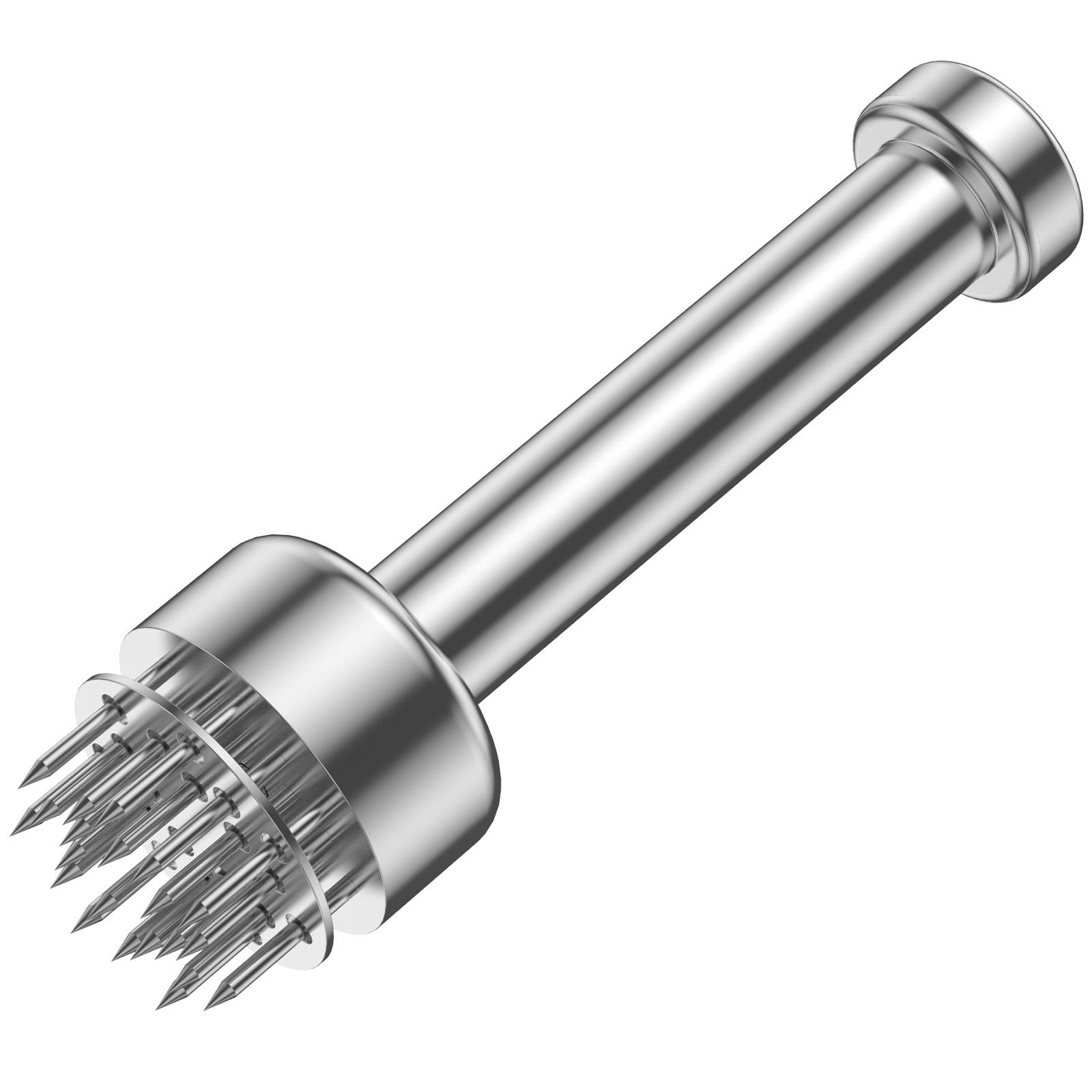 

Иглы для мяса из нержавеющей стали с деревянной ручкой, профессиональные иглы для размягчения мяса, для нежного стейка из говядины, кухонные инструменты серебряный