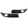For VW POLO GTI 2006 2007 2008 2009 MK4 9N3 Car Front Bumper Fog Light Lamp Frame Cover Grille Foglights Foglamp Trim Cap Hood
