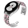 22mm 20mm Leather+Metal Strap for Samsung Galaxy Watch 7 6 5 4 40mm 44mm Replaceable Bracelet for Huawei Watch GT6/5/4 46mm Band