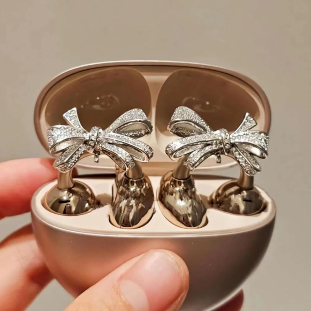 

DIY Headphone Diameter Buckle Removeable Zircon Headphone Decoration Clip Decorative Easy to Install Earbud Accessories