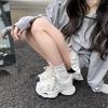 Casual Style Platform Dad Shoes Women's 2026 Mesh Breathable Casual Shoes Lace-up Heightening Versatile Sports Shoes