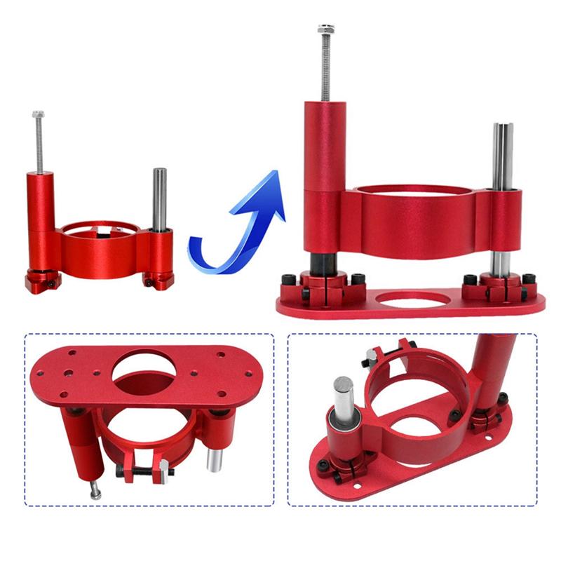 2025+ Wood Table Insert Plate Wood Milling Flip Board Lifting Base for 63.8-65Mm Diameter Motors Engraving Trimming Machine