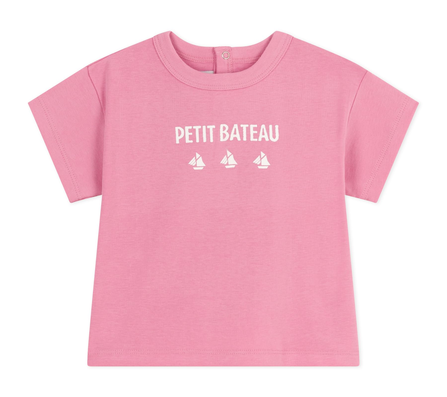

Petit Bateau Short Sleeve A0EMQ Pink 36 Months 95cm T-Shirt розовый