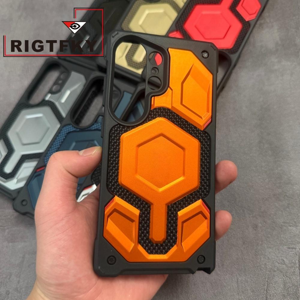 Militärische schwere Rüstung Magnetische Handyhülle für Samsung Galaxy S26 Ultra S25 S24 S23 Plus Stoßfeste stoßdämpfende Abdeckung