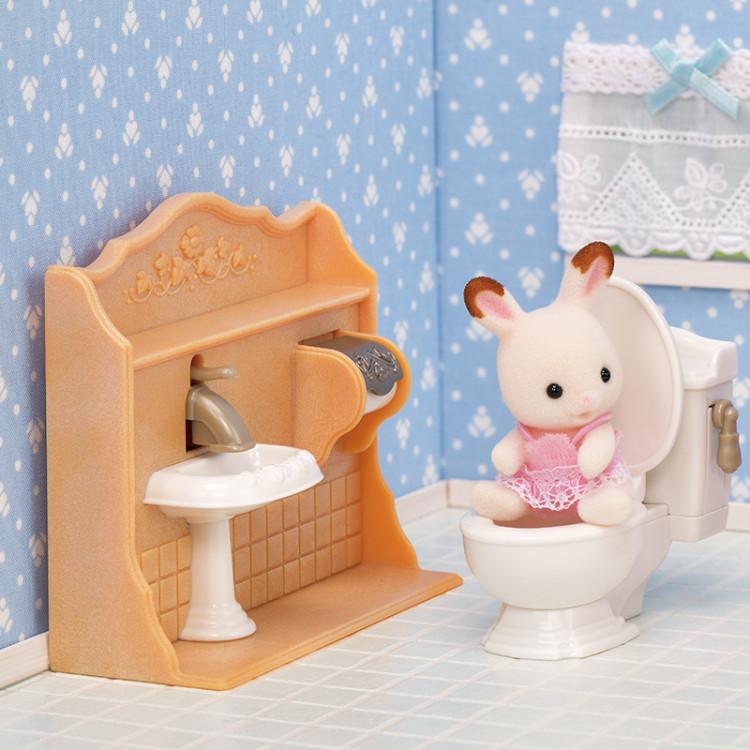 [Sylvanian] 5449-Chocolate Rabbit's Red Roof Bunk House Recommended Furniture Set