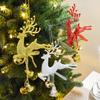 PVC Christmas Deer Pendant Attractive Christmas Reindeer Pendant New Year Xmas Tree Hanging