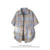 Special Offer: Men's Plus Size Retro Plaid Casual Short Sleeve Shirt