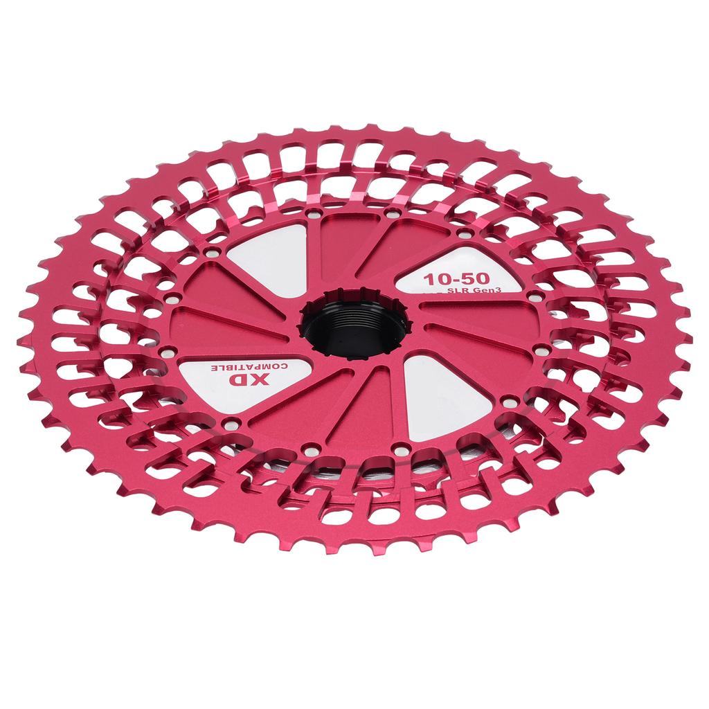 Bike Cassette   Light 10 to 50T 12 Speed CNC Hollow   Cassette Flywheel Replacement for XD Freehub