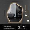 Irregular Shape LED Vanity Mirror: Wall-Mounted, Luminous, Smart Cloud Bedroom Makeup Mirror with Lights
