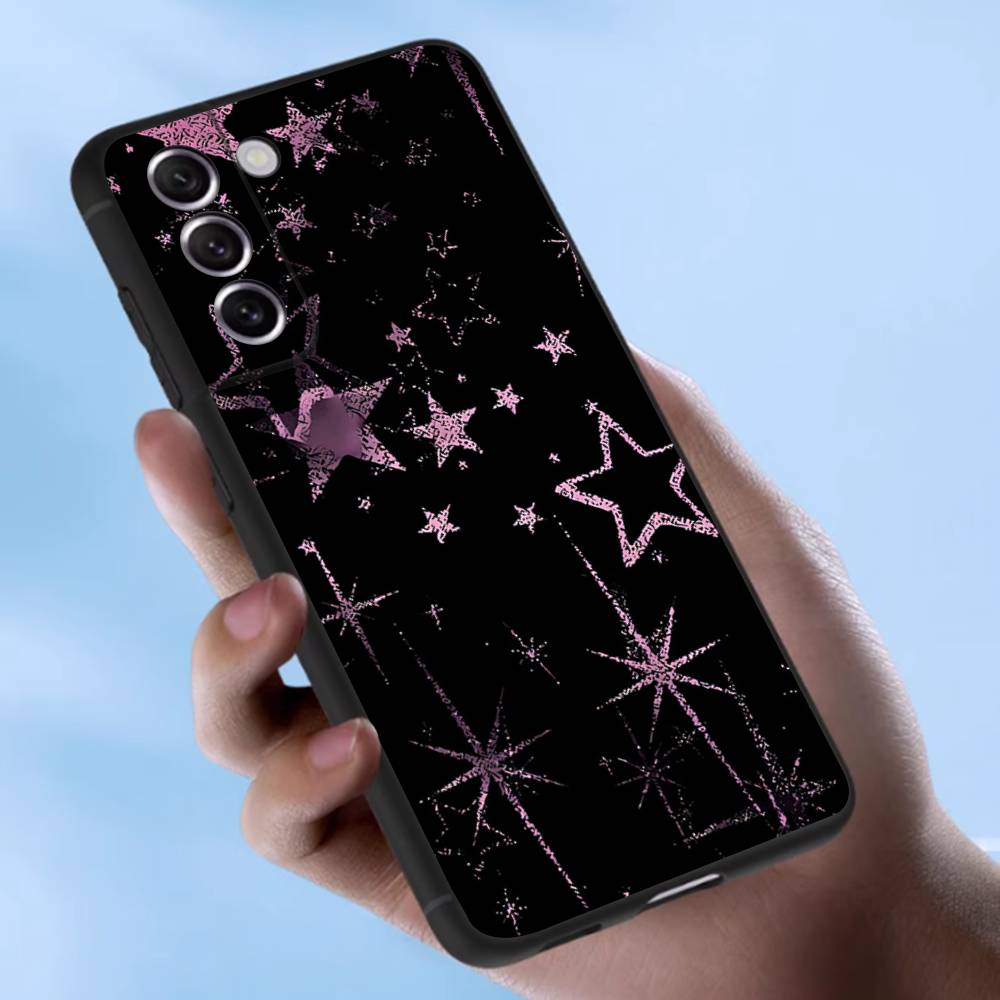 

Unique Summer Dopamine Five-pointed Star Case For Samsung Galaxy Case S25 S23 S22 S21 S30 S20 S10 Ultra Plus FE TPU Soft Cover Samsung S25ULTRA