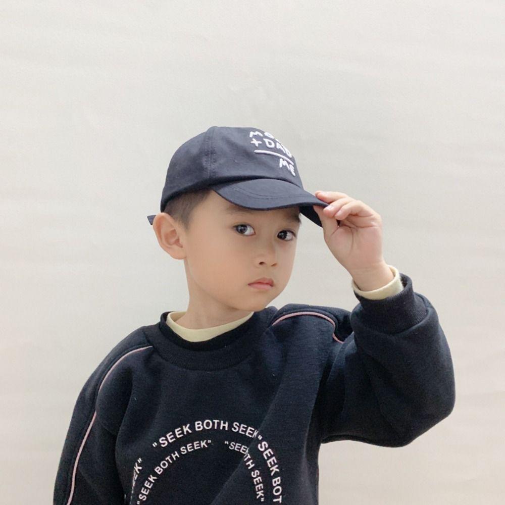 Cute Children's Cap MOM+DAD=ME Kids Baseball Hats Casual Embroidery Baseball Caps  For Boys Girls