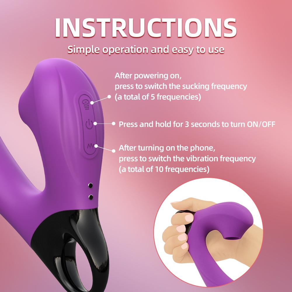 Powerful Vibrator for Women 15 Vibration Modes Dildo G Spot Clitoris Sucker Vacuum Stimulator Female Sex Toys for Adults 18