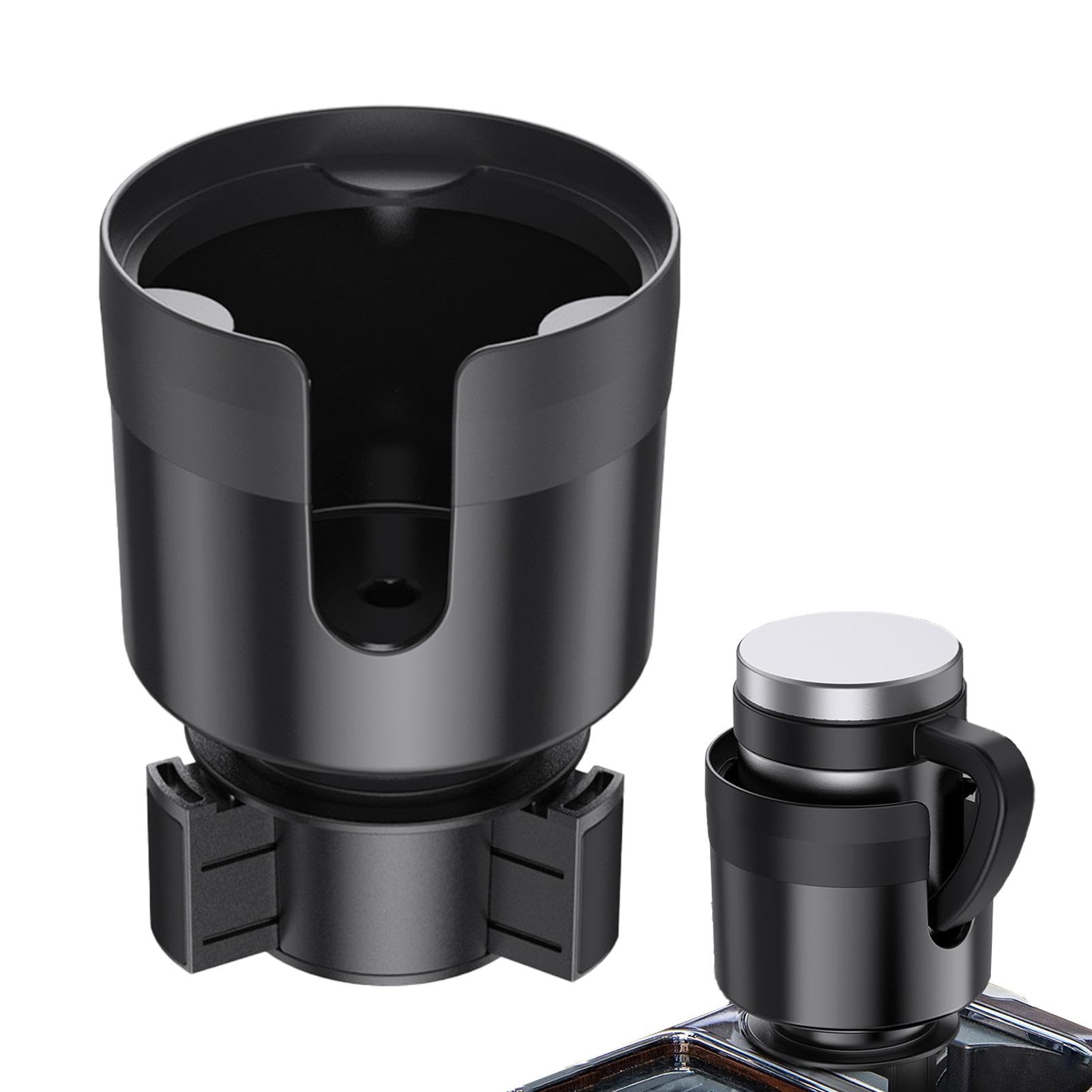 

Car Extended Cup Holder Car Cup Holder Insert Adjustable Expandable Insert for Beverage, Car Cup Limiter Refer to description чёрный
