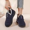 Winter Warm Cotton Shoes Flat Comfortable Casual Short Cotton Shoes Cloth Shoes Women's Velvet Thickened Casual Cotton Shoes