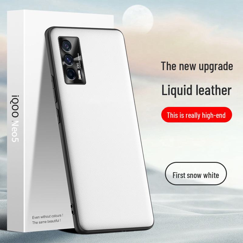 

Защитный чехол iQOO Neo5 из жидкой кожи, устойчивый к падениям и загрязнениям, цельный дизайн. iQOO Neo5