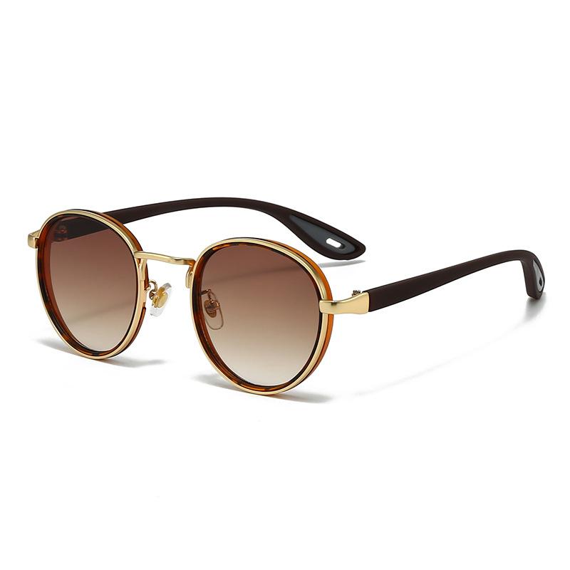 Vintage designer outdoor sunglasses Men Round Fashion Plastic Titanium High Quality Sun Glasses Man UV Protection glasses woman