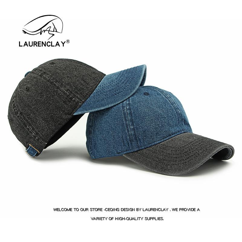 Fashion washed denim baseball cap women's simple outdoor sunscreen personalized color matching cap men's sunshade tide