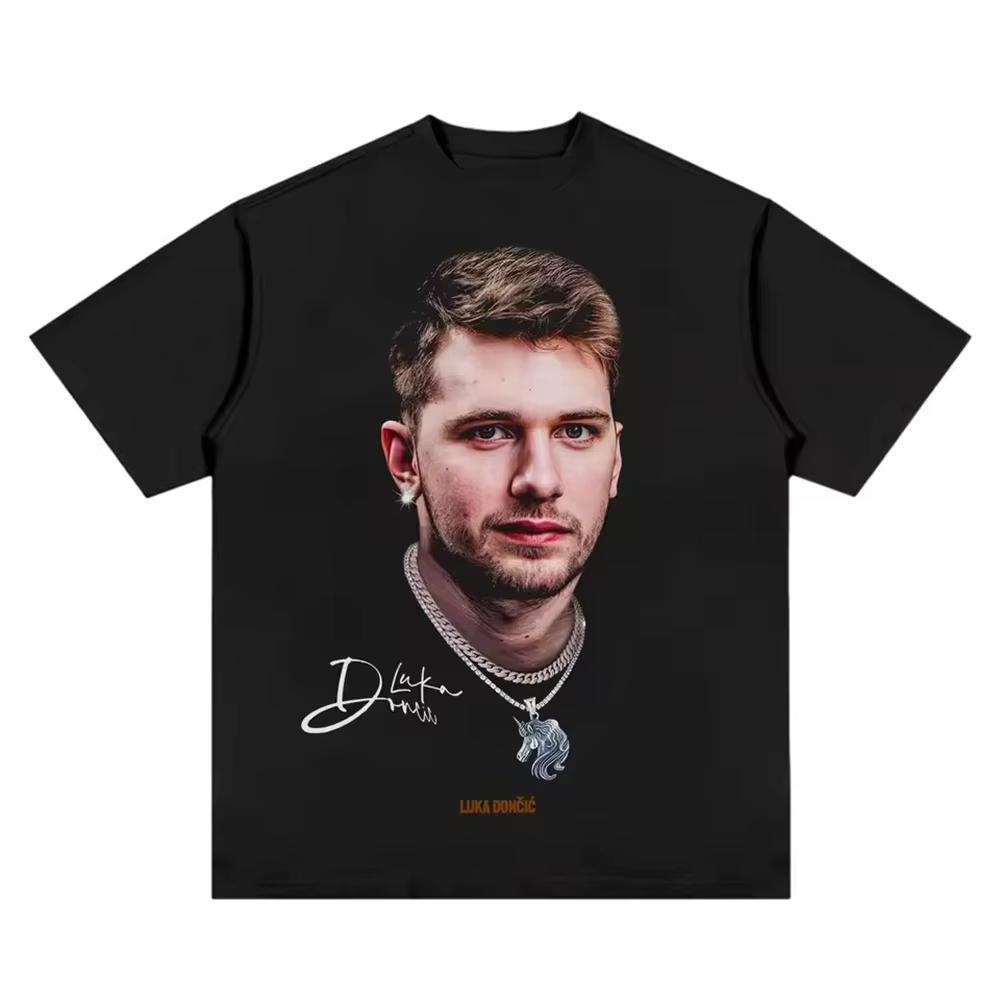 2025 Americká profesionální basketbalová hvězda Sportovní tričko Homm Pánské oblečení Krátký rukáv Oversize Potisk Pulovr Tričko