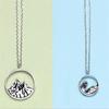 New Fashion Love Across Mountains And Seas Can Be Flat Long Distance 925 Sterling Silver Jewelry Popular Pandant Necklaces XL163