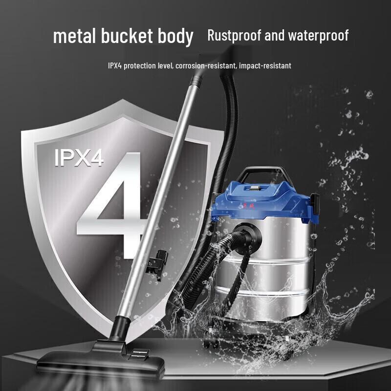 Dongcheng FF-1W-12 Industriële Nat/Droog Stofzuiger CN-stekker (adapter meegeleverd)