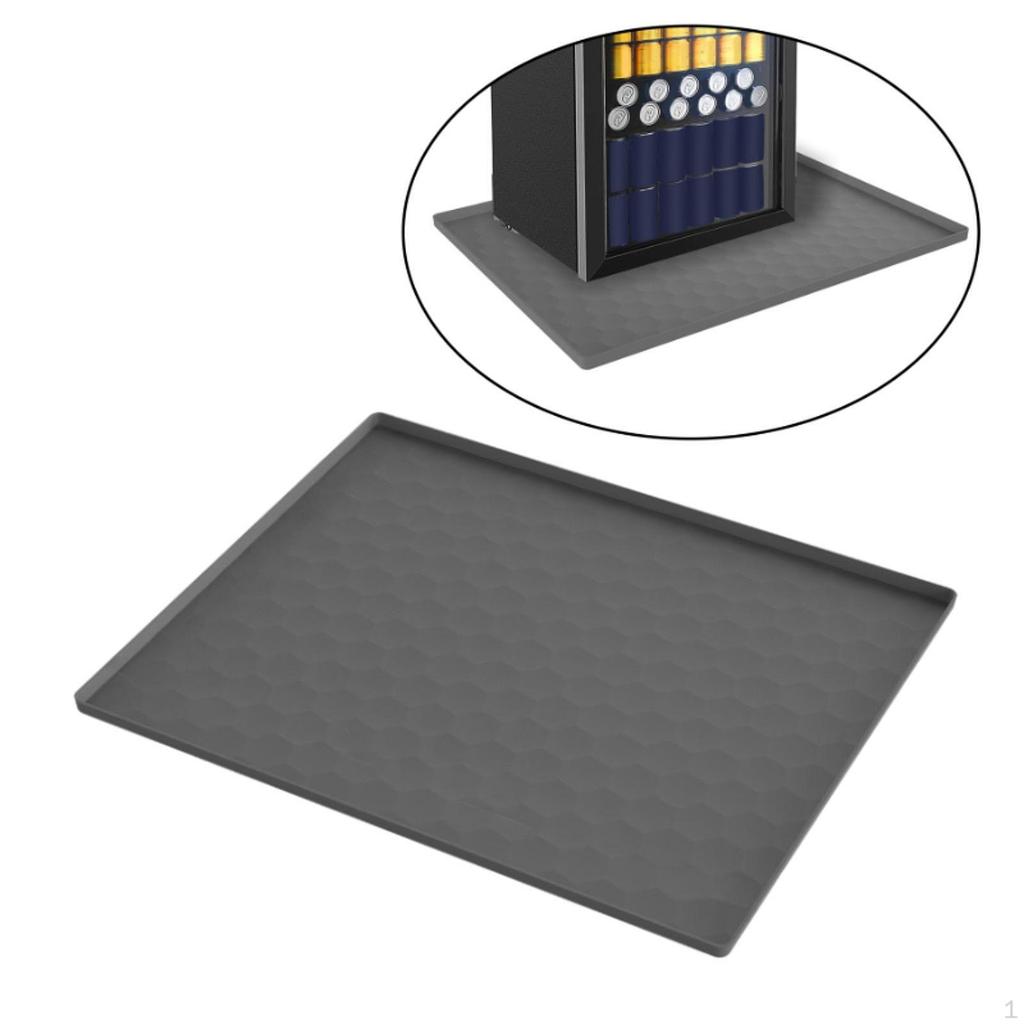 Mini Fridge Mat Freezer Drip Tray AntiSlip Home Supplies Spill Prevent Multifunction Washable
