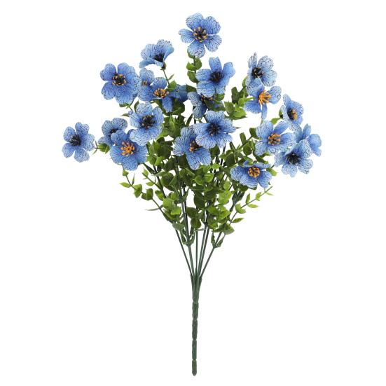 Sztuczny Fioletowy Kwiat Realistyczna Gałązka Sztucznego Kwiatu Dekoracja Stołu na Przyjęcie Weselne do Domu Biura Wewnątrz na Zewnątrz Sztuczne Kwitnące Rośliny