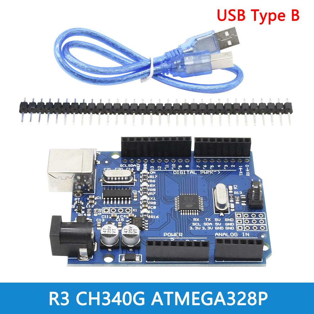 Per Arduino Leonardo R3 ATMEGA16U2 / ATMEGA328P Chip CH340G Scheda di Sviluppo WeMos ESP8266 CH340C DM Strong Micro USB
