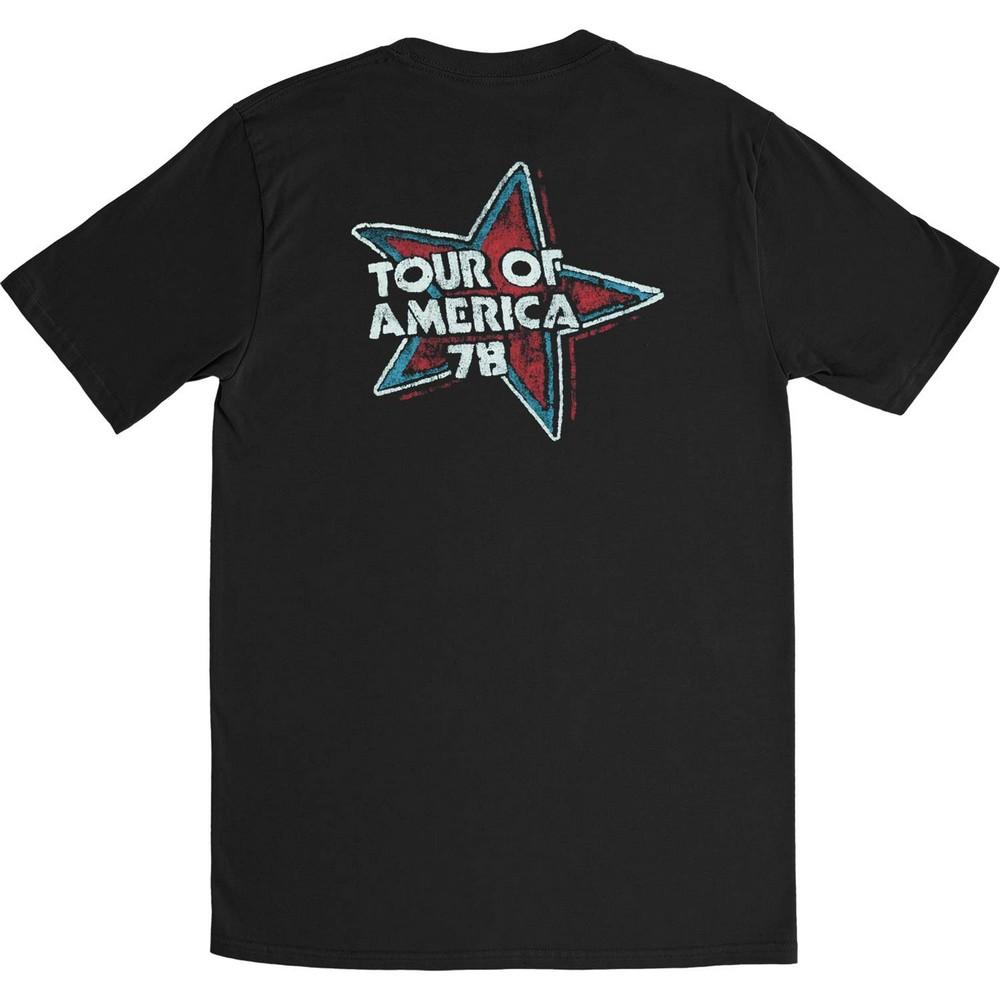 The Rolling Stones Unisex Adult Tour Of America ´78 Back Print T-Shirt