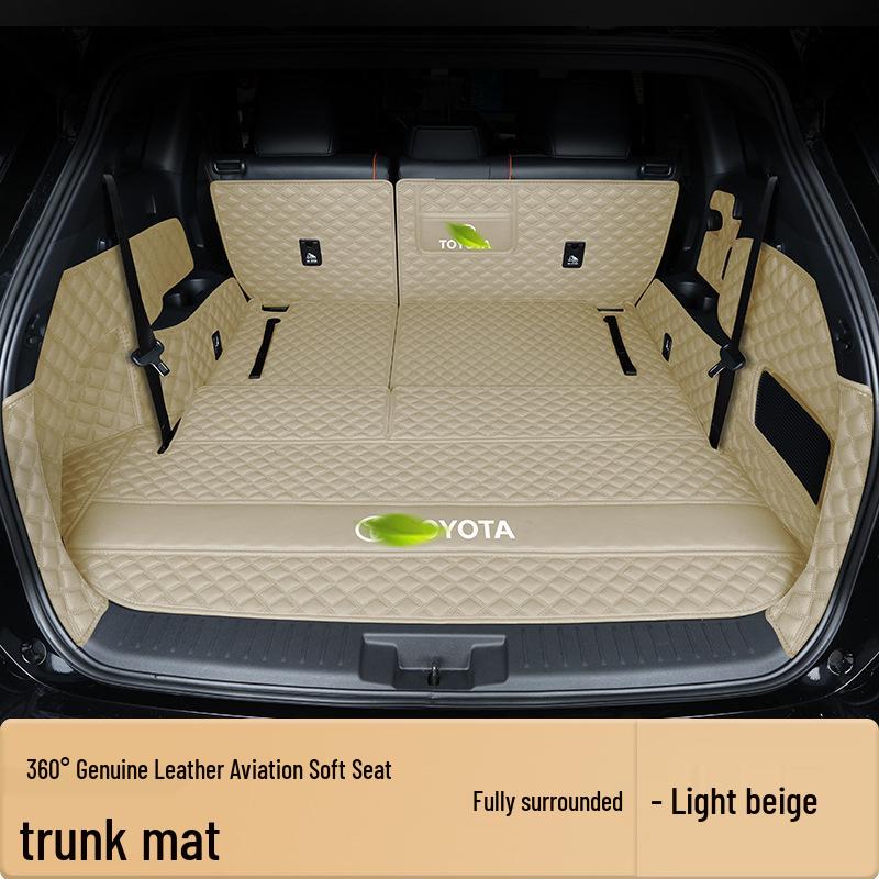 Kompletní krycí rohož do kufru pro 7místnou Toyotu Highlander - Vše v jednom interiérový doplněk