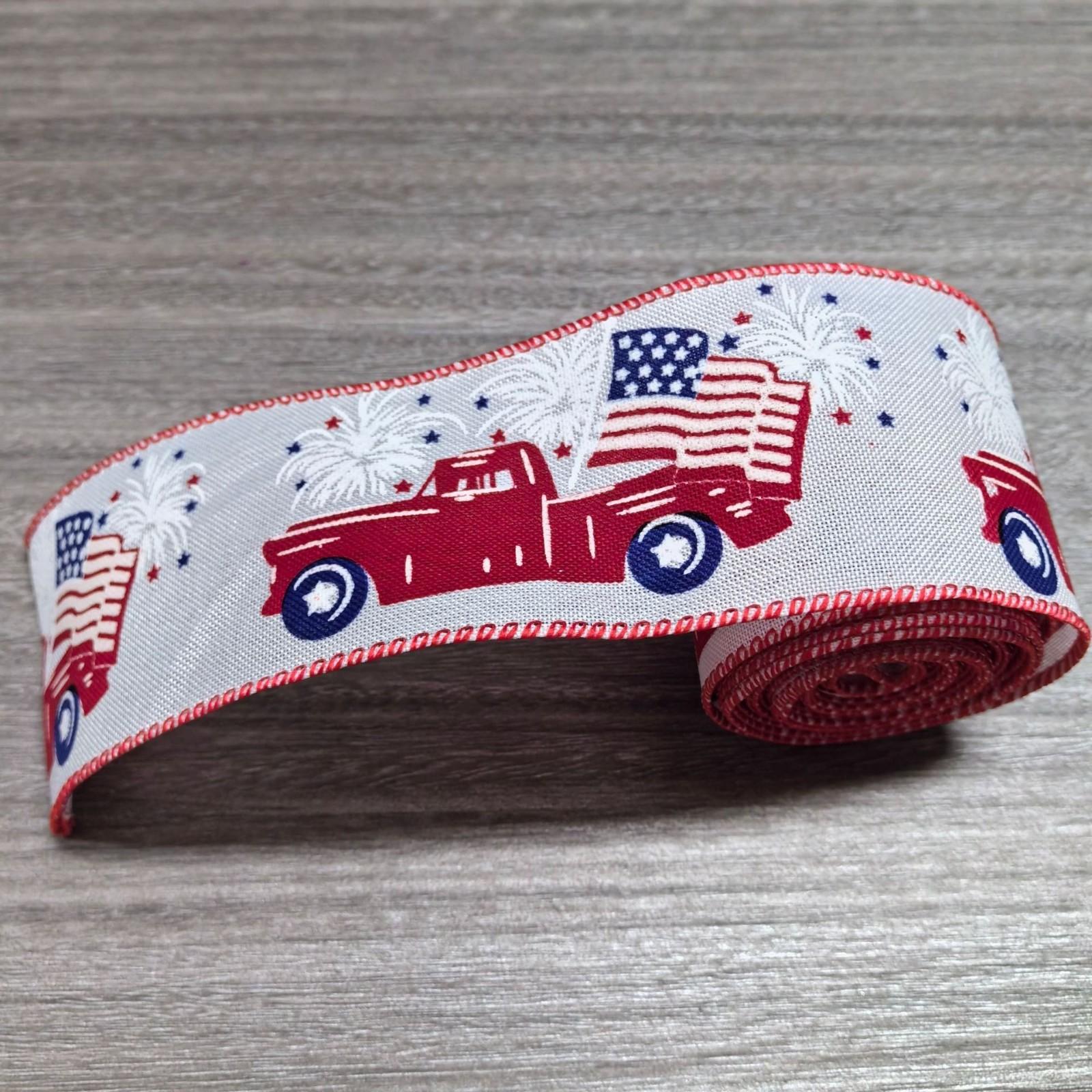 

Декоративная лента ко Дню независимости, лента с бантом и звездами, лента для упаковки подарков One Size