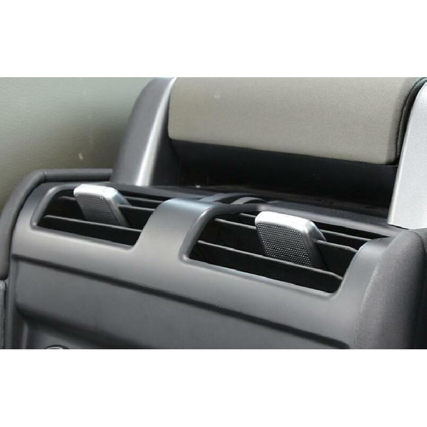 For Defender 110 - ABS Silver Rear Air Conditioner Lever trim 2PCS