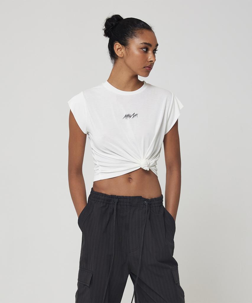 Meuameu Logo Basic Slim T-Shirt