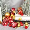44Pcs Christmas Baubles Shatterproof Christmas Ornaments Set Hanging Ball Set for Xmas Tree Wedding Party Decoration